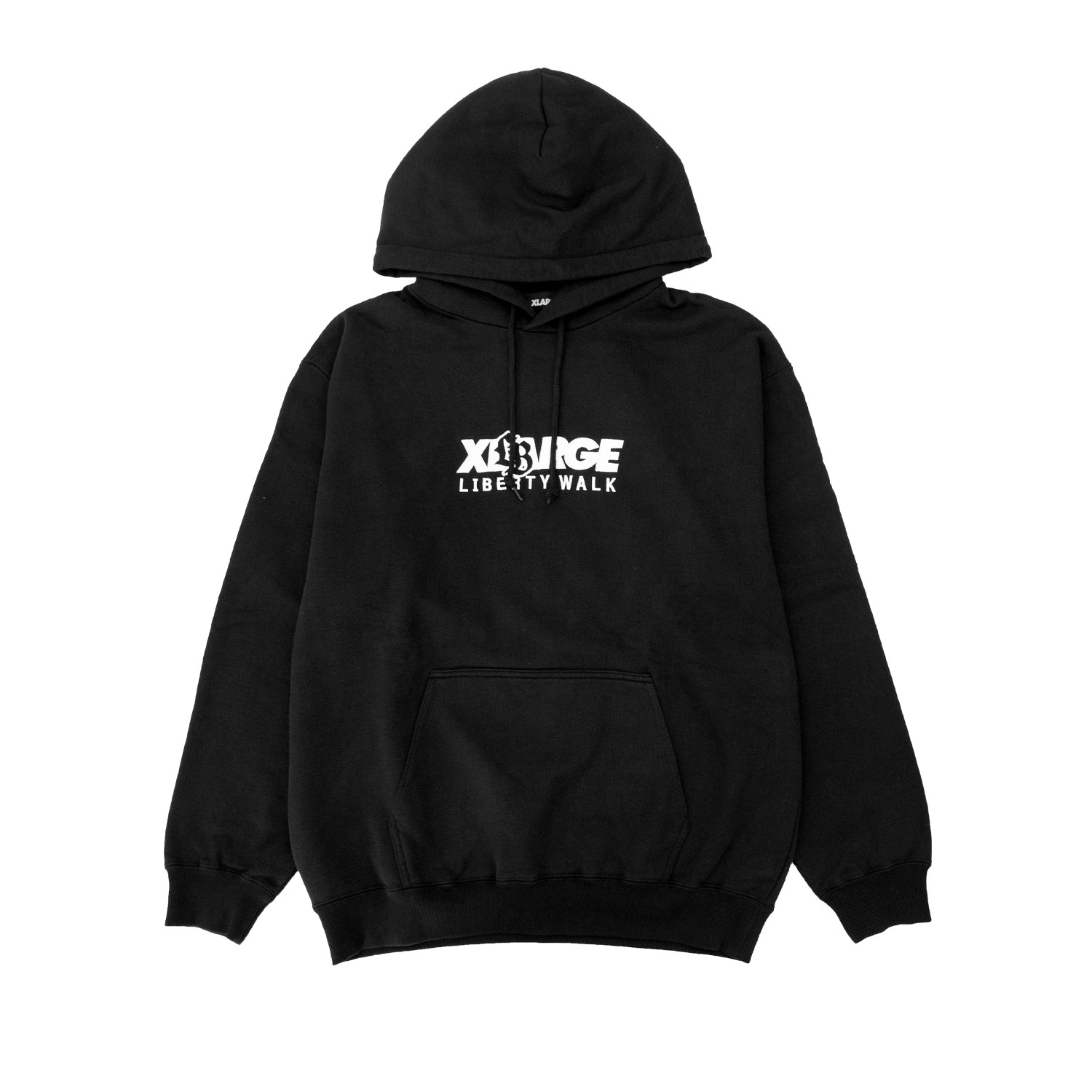LIBERTY WALK×XLARGE HOODED SWEATSHIRTS BLACK - LB-ONLINE STORE
