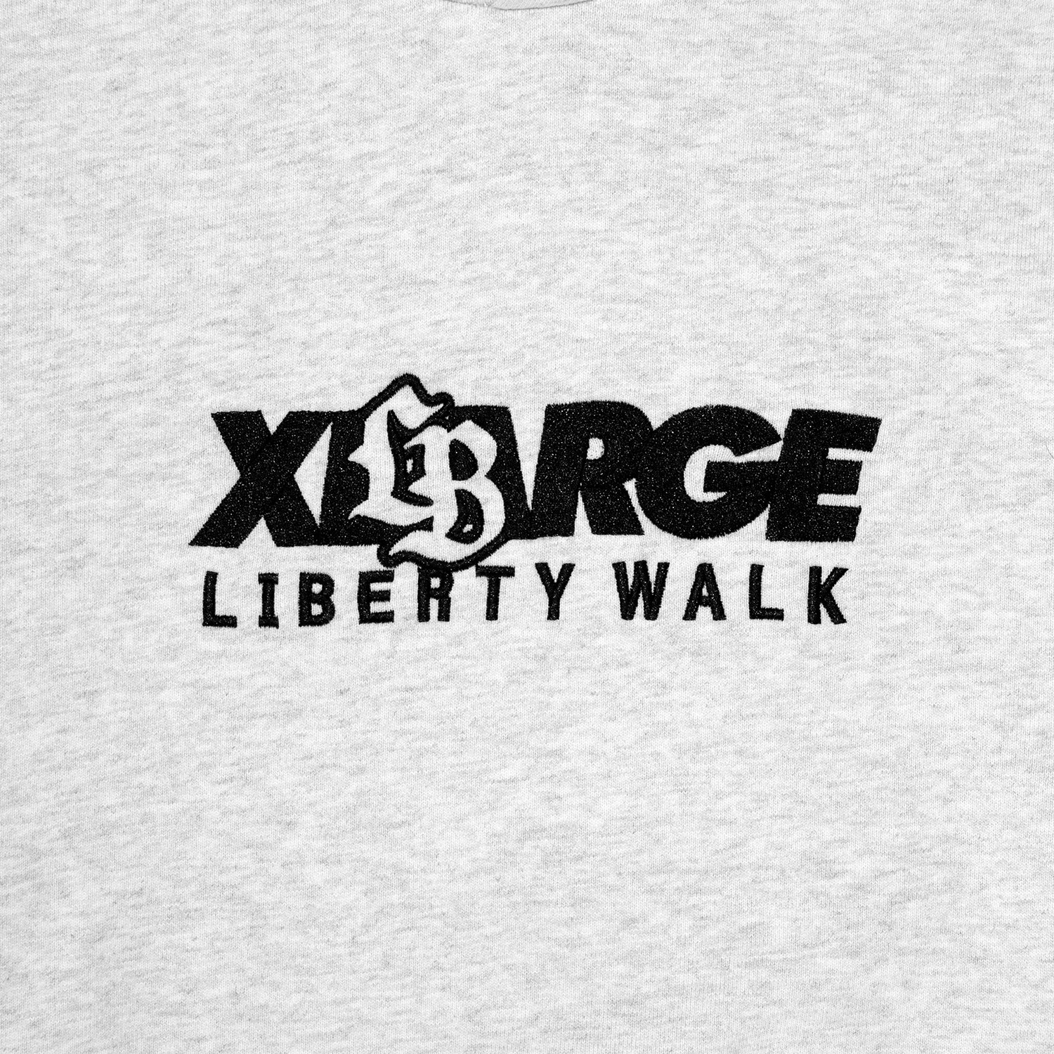 LIBERTY WALK×XLARGE WALK HOODED SWEATSHIRTS GRAY - LB-ONLINE STORE