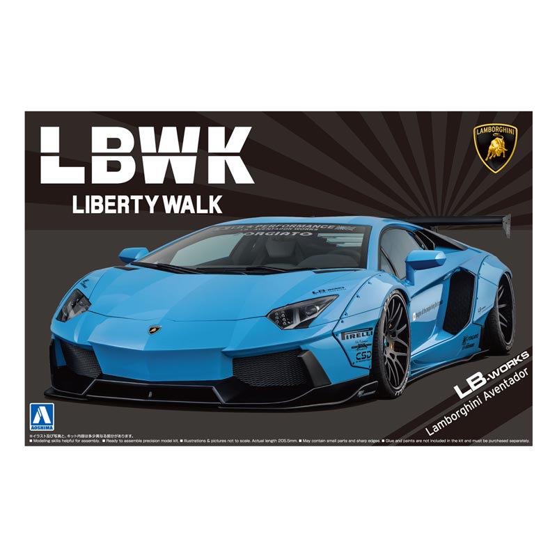 AOSHIMA Plastic model 1/24 LB-WORKS Lamborghini Aventador ver.1