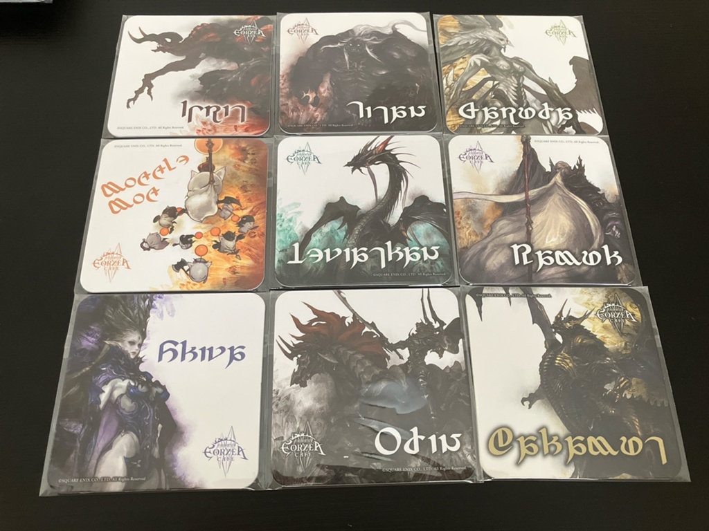 Sakuya Sino 日記「エオカフェ コースター 一覧表」 | FINAL FANTASY