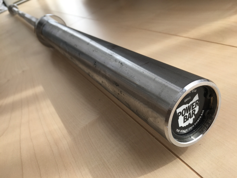 ROGUEステンレスオハイオパワーバーレビュー【ホームジム用に選んだ