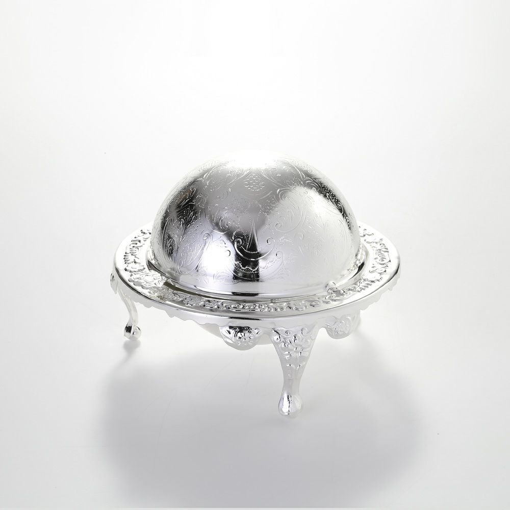 クイーン アン QUEEN ANNE（イギリス製銀メッキ） 2段ケーキスタンド