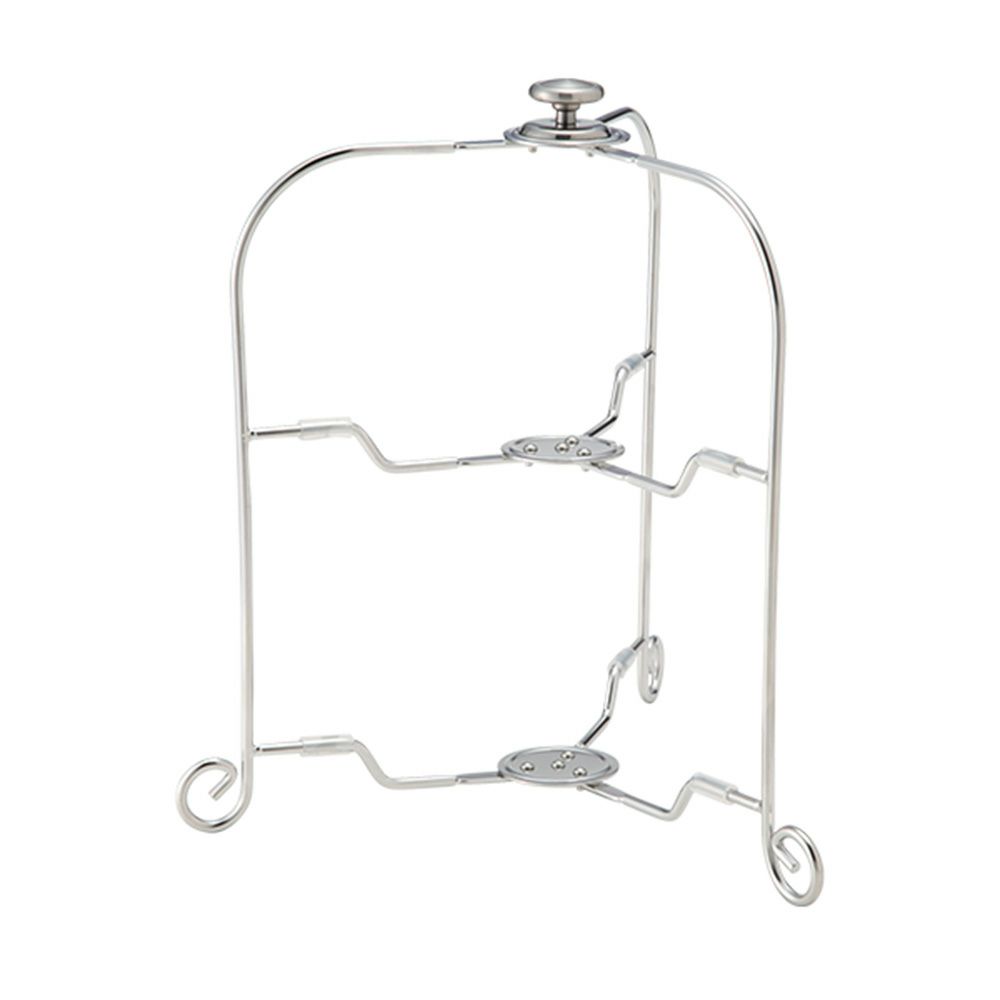 サクライ ワンタッチプレートスタンド 2段 22013011 プレート直径19