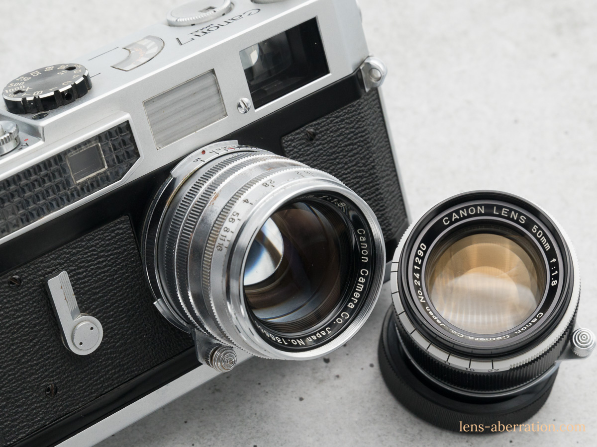 L39マウント】Canon 50mm F1.8 世代比較レビュー | 収差Love