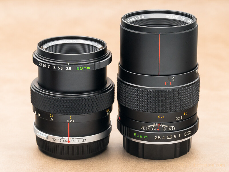 標準マクロ】YASHICA ML MACRO 55mm F2.8 外観レビュー | 収差Love