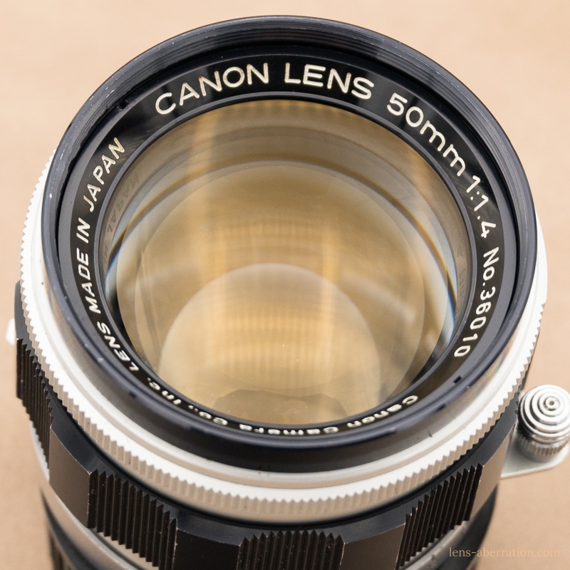 Canon 50mm F1.4 II (L39) 外観レビュー | 収差Love