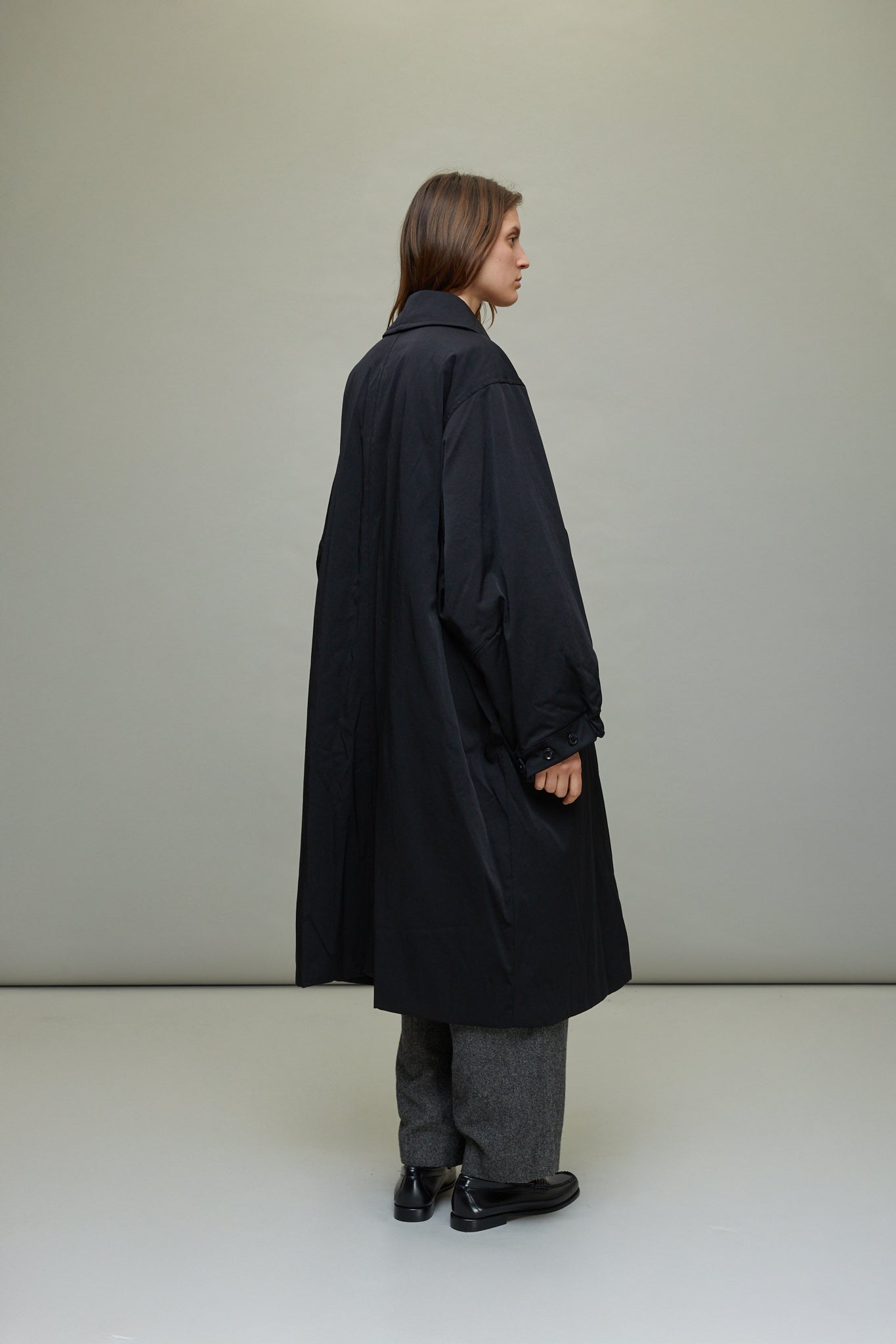 NY/ Chino Cloth Big Pocket Coat in Black – L'ENSEMBLE