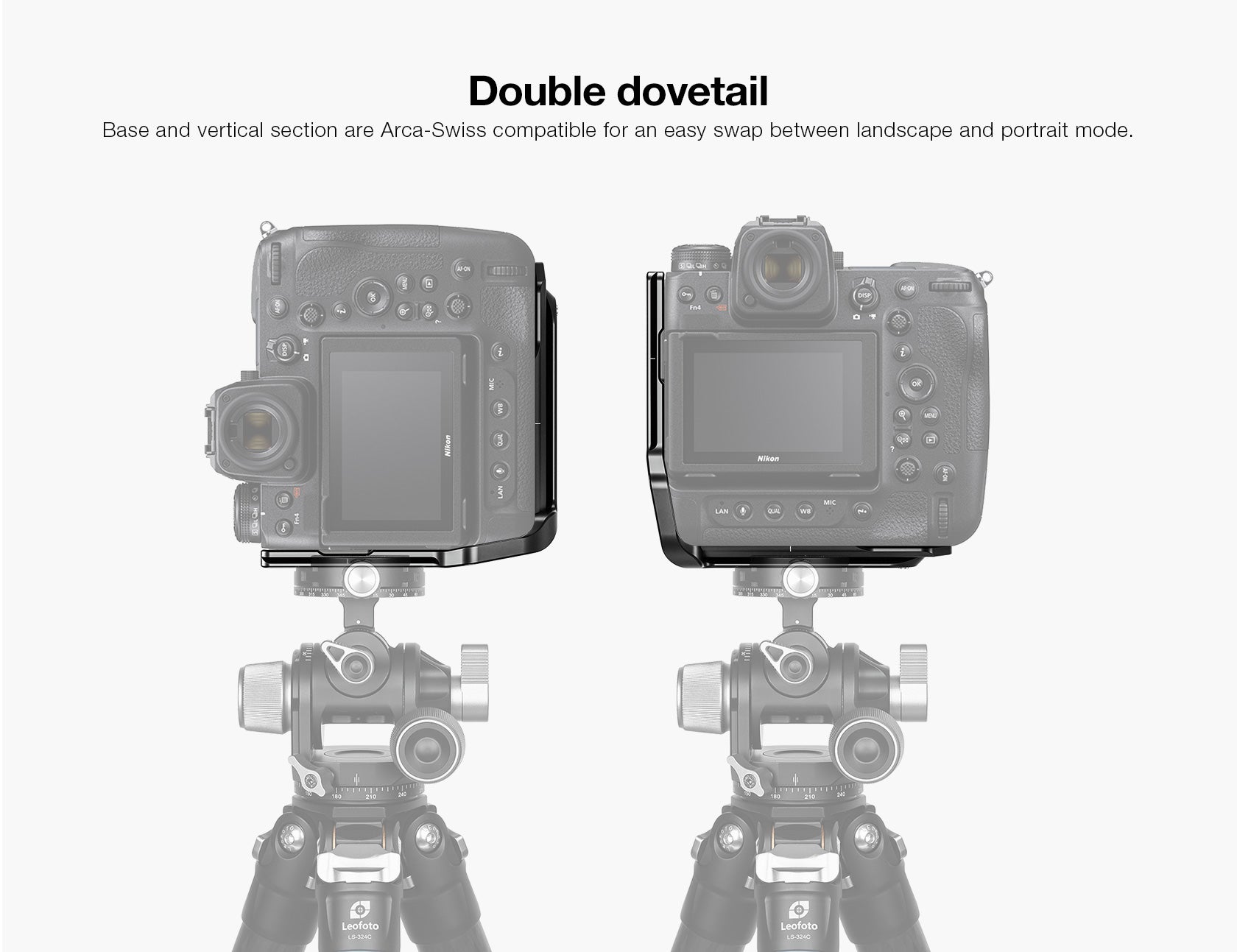 Leofoto LPN-Z9 L-Bracket for Nikon Z9 Mirrorless Camera