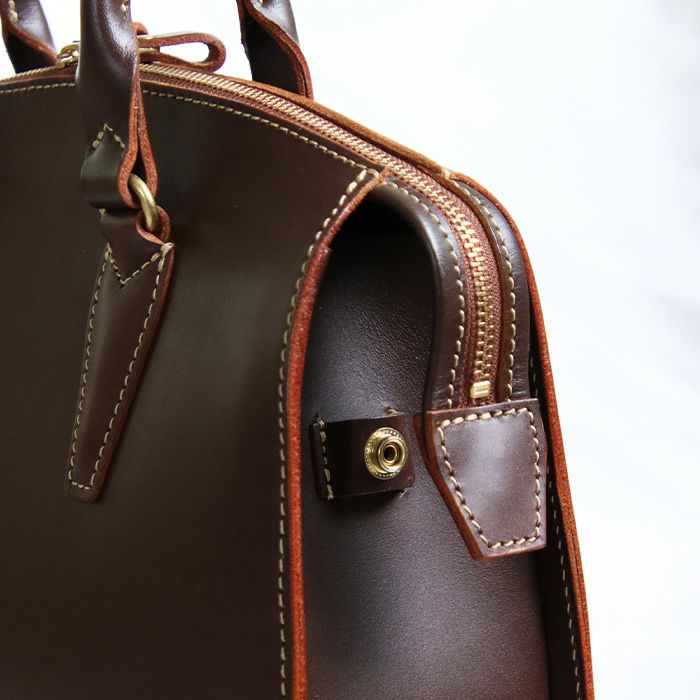 ラウンドZIPハンドバッグA5E｜PORCO ROSSO