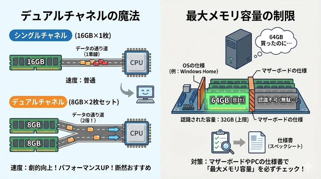 失敗しないPCメモリ付け替え手順！選び方から交換まで解説 | LeanPower Lab
