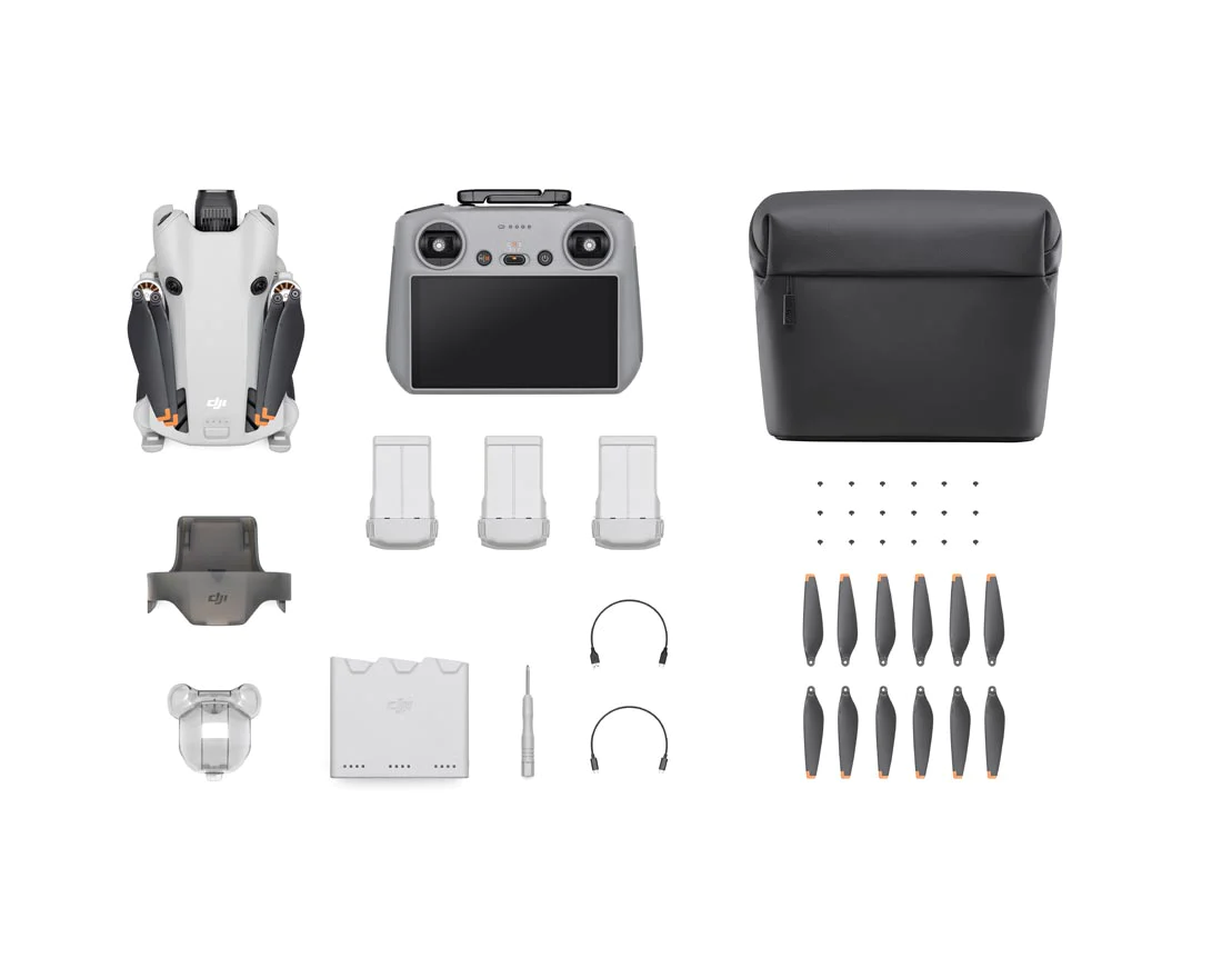 DJI MINI 4 PRO FLY MORE COMBO PLUS (DJI RC 2) INCLUDES 3 PLUS