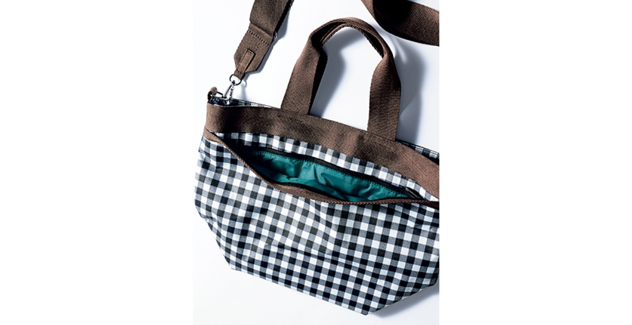 レスポートサック】即完売したバッグが、モノトーンのギンガムチェック
