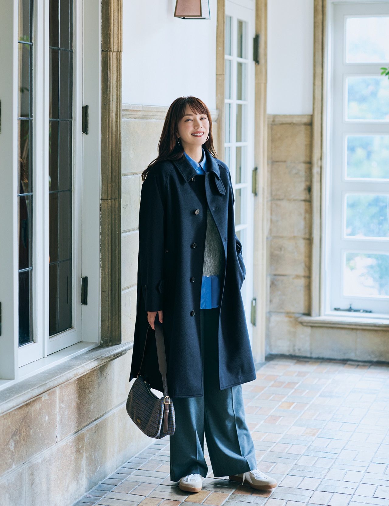 マッキントッシュ フィロソフィー 蛯原友里さん「最愛アウターと過ごす