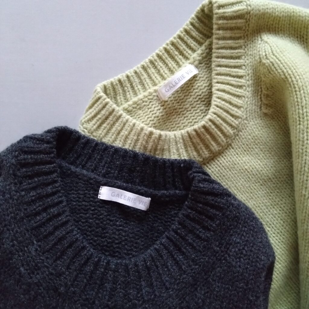 GALERIE VIE：ファインウールクルーネックプルオーバー | LEE
