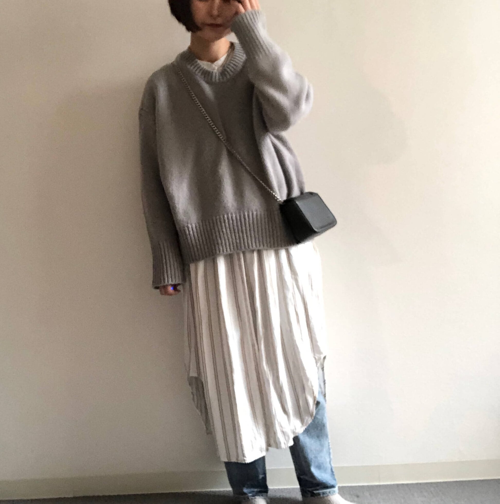 名品ニット】GALERIE VIEのファインウールクルーネックプルオーバー | LEE