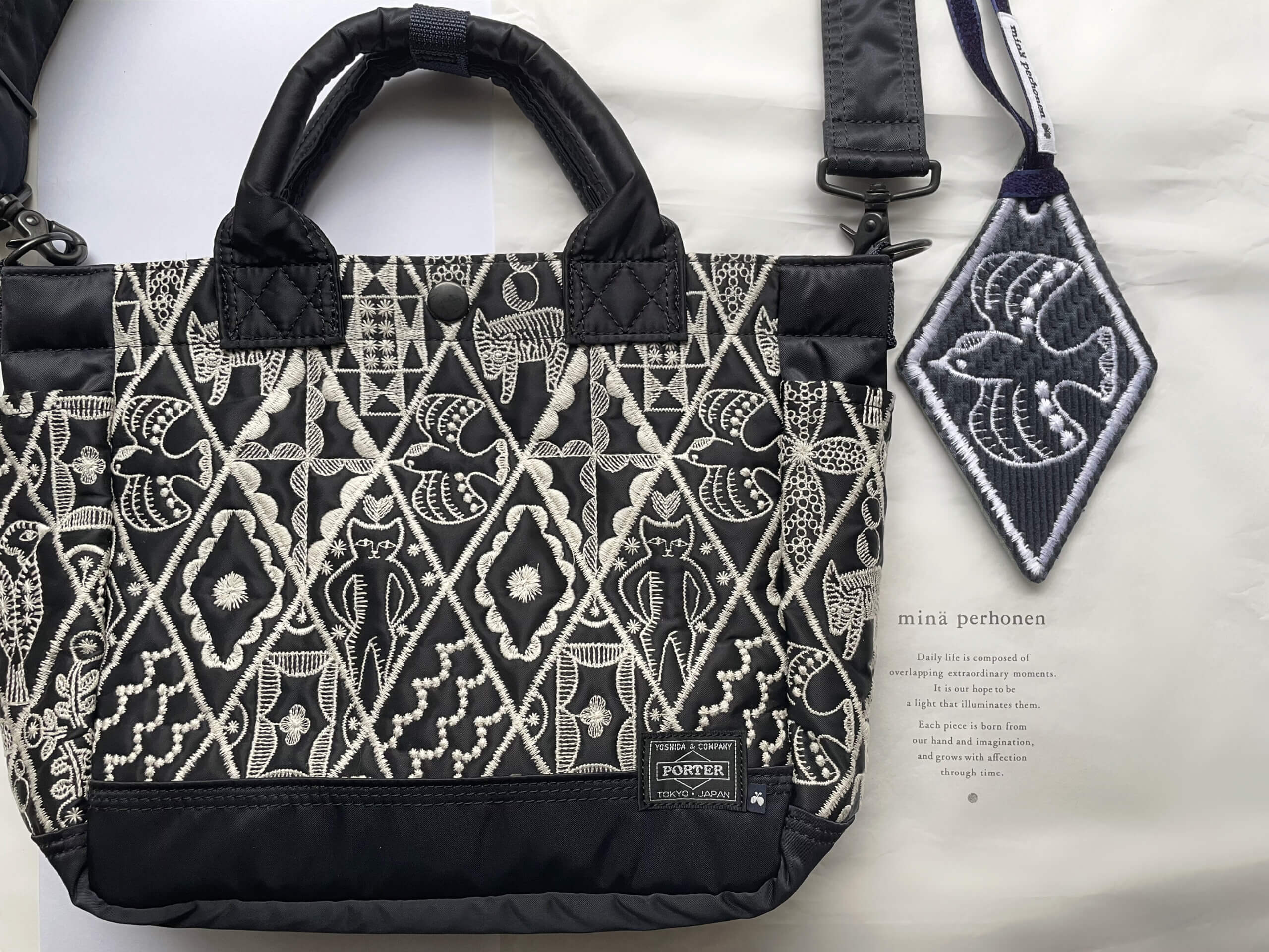私も。ミナペルホネン×PORTERコラボの2WAYトートバッグ購入。 | LEE