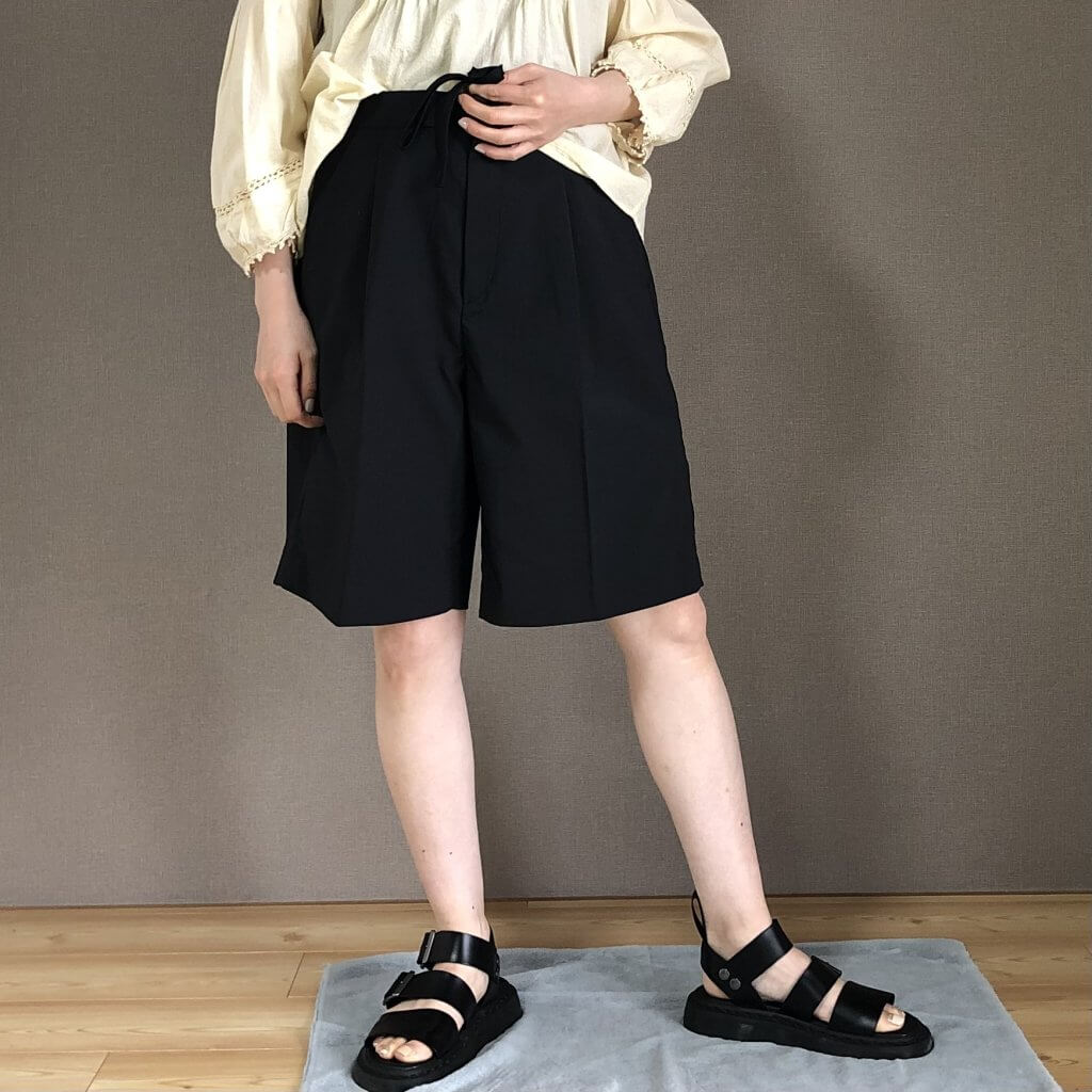 UNIQLO×Theory】わたしもハーフパンツに挑戦！(サイズに注意！？) | LEE