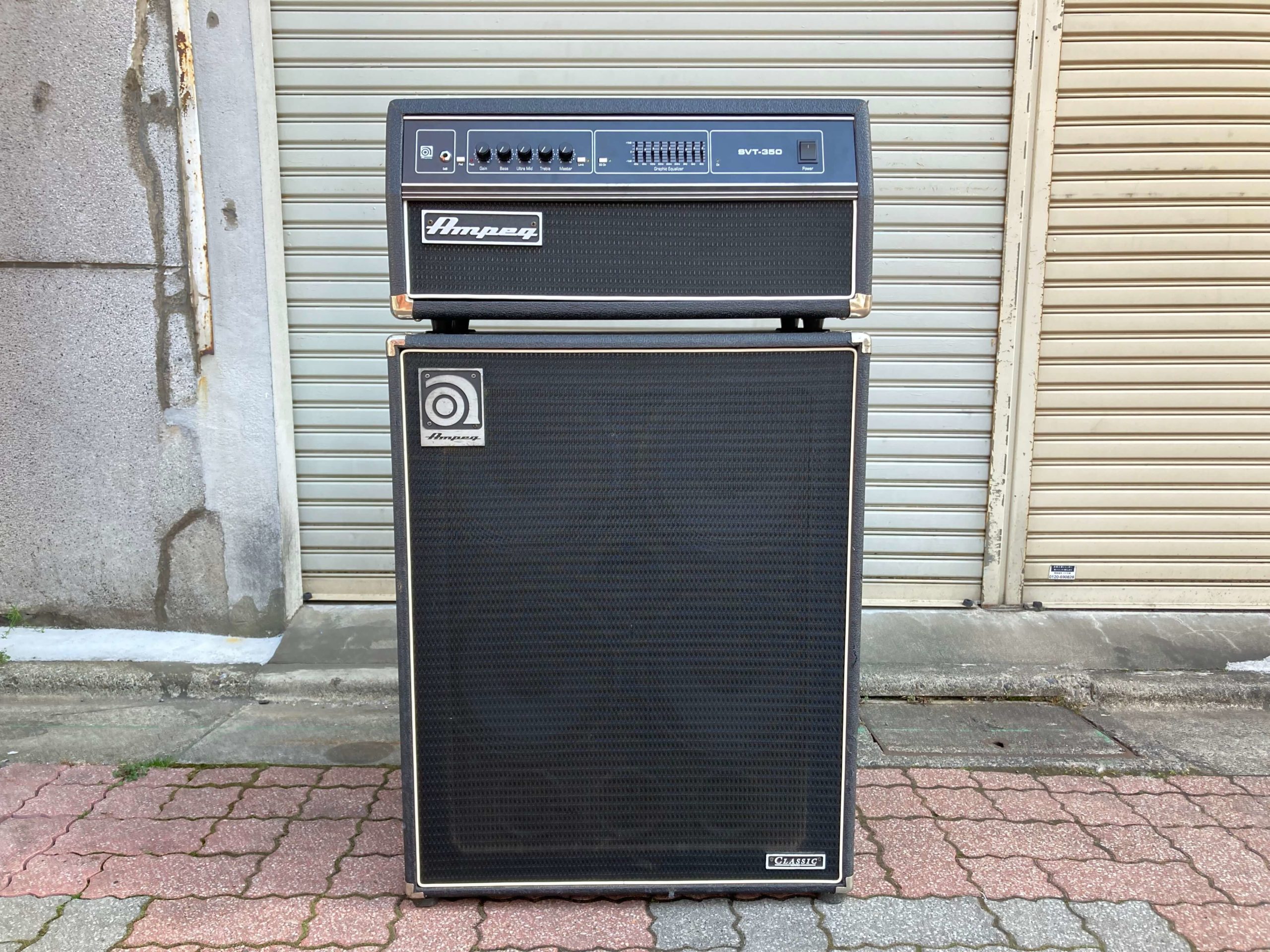 楽器レンタル東京｜ベースアンプ AMPEG SVT-350+SVT-410HLF | LEEDS MUSIC
