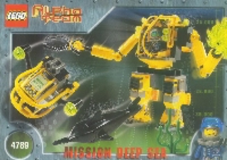 LEGO Instructions for set 4789 Alpha Team Aquatic Mech, Alpha Team