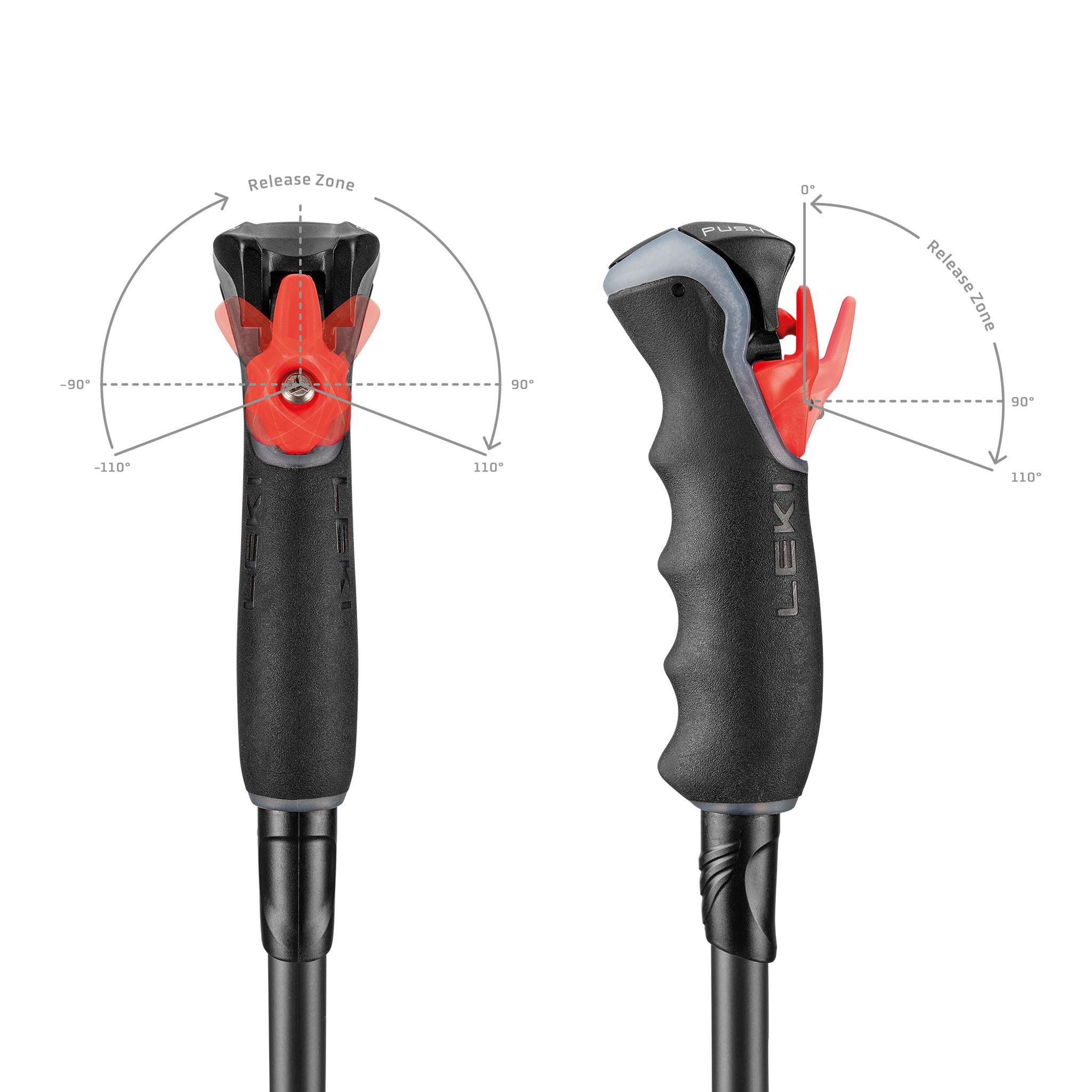 ARTENA AIRFOIL 3D - Alpine Ski Poles - LEKI USA - All Winter Poles