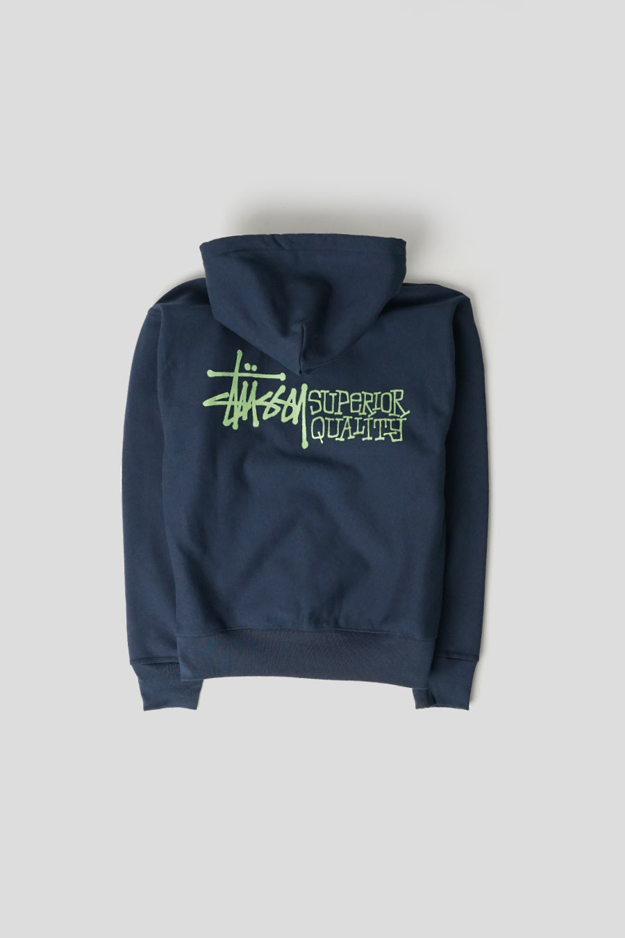 Stussy - NAVY SUPERIOR QUALITY ZIP HOODIE – LE LABO STORE