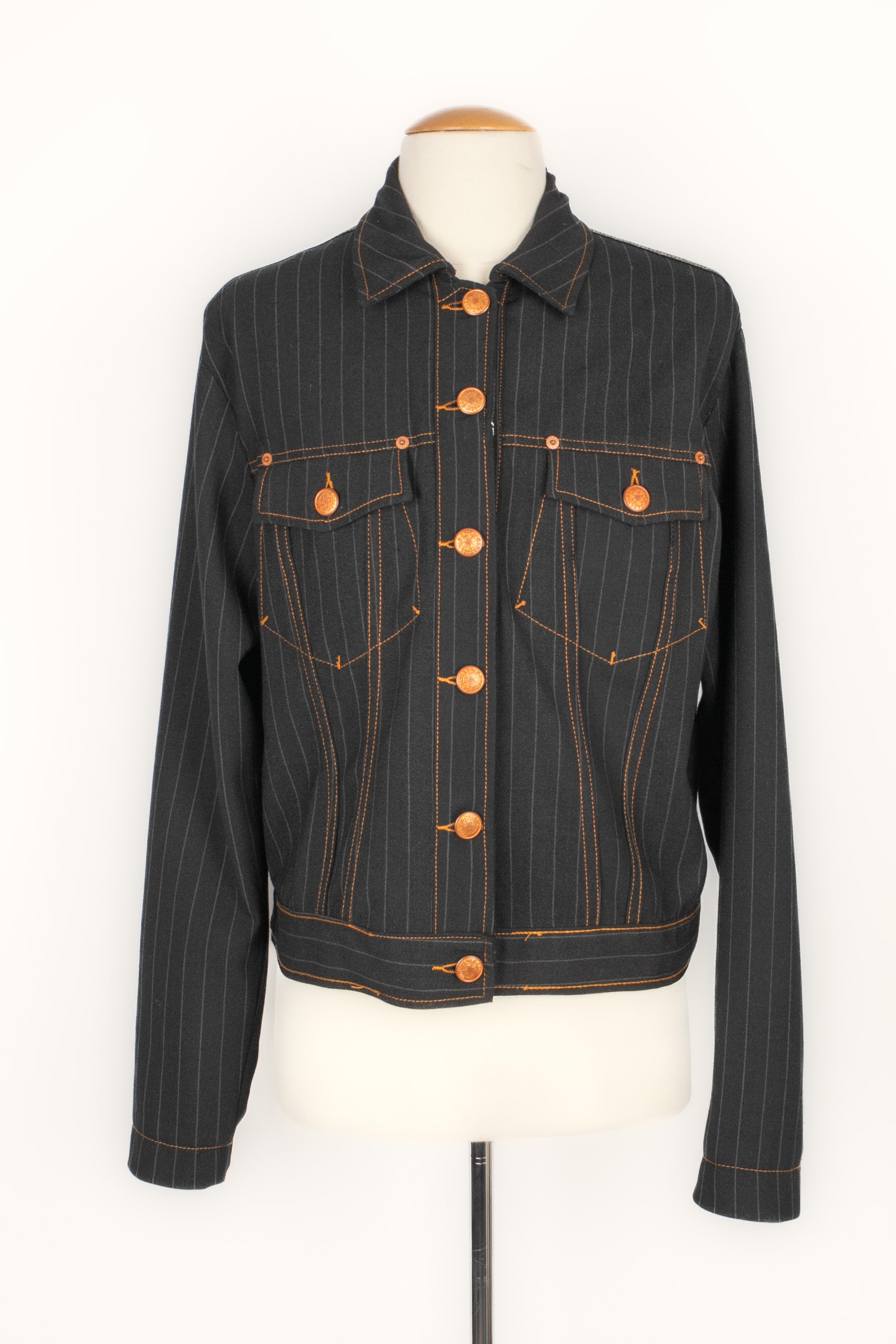 Jean-Paul Gaultier denim reversible jacket – Les Merveilles De