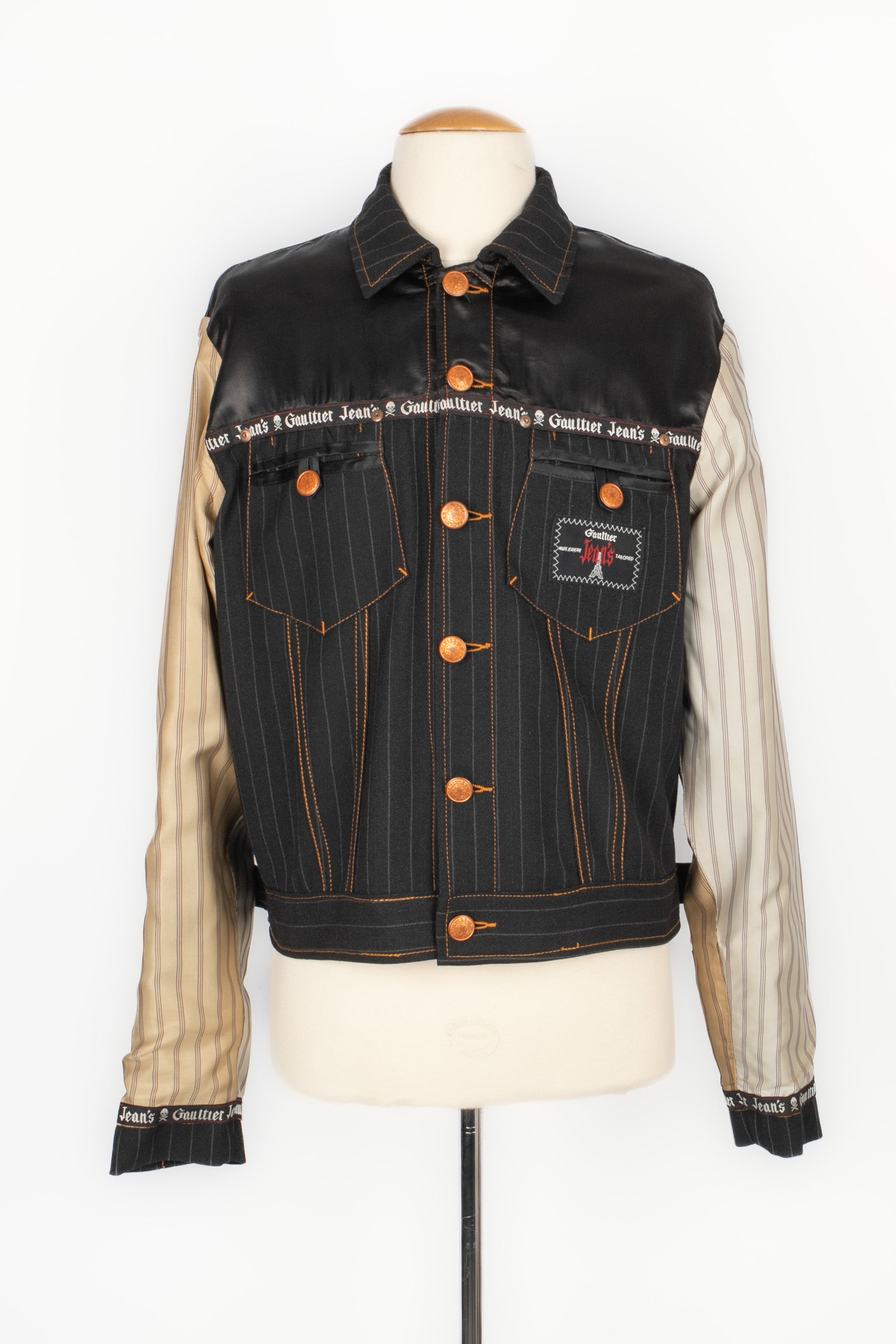 Jean-Paul Gaultier denim reversible jacket – Les Merveilles De