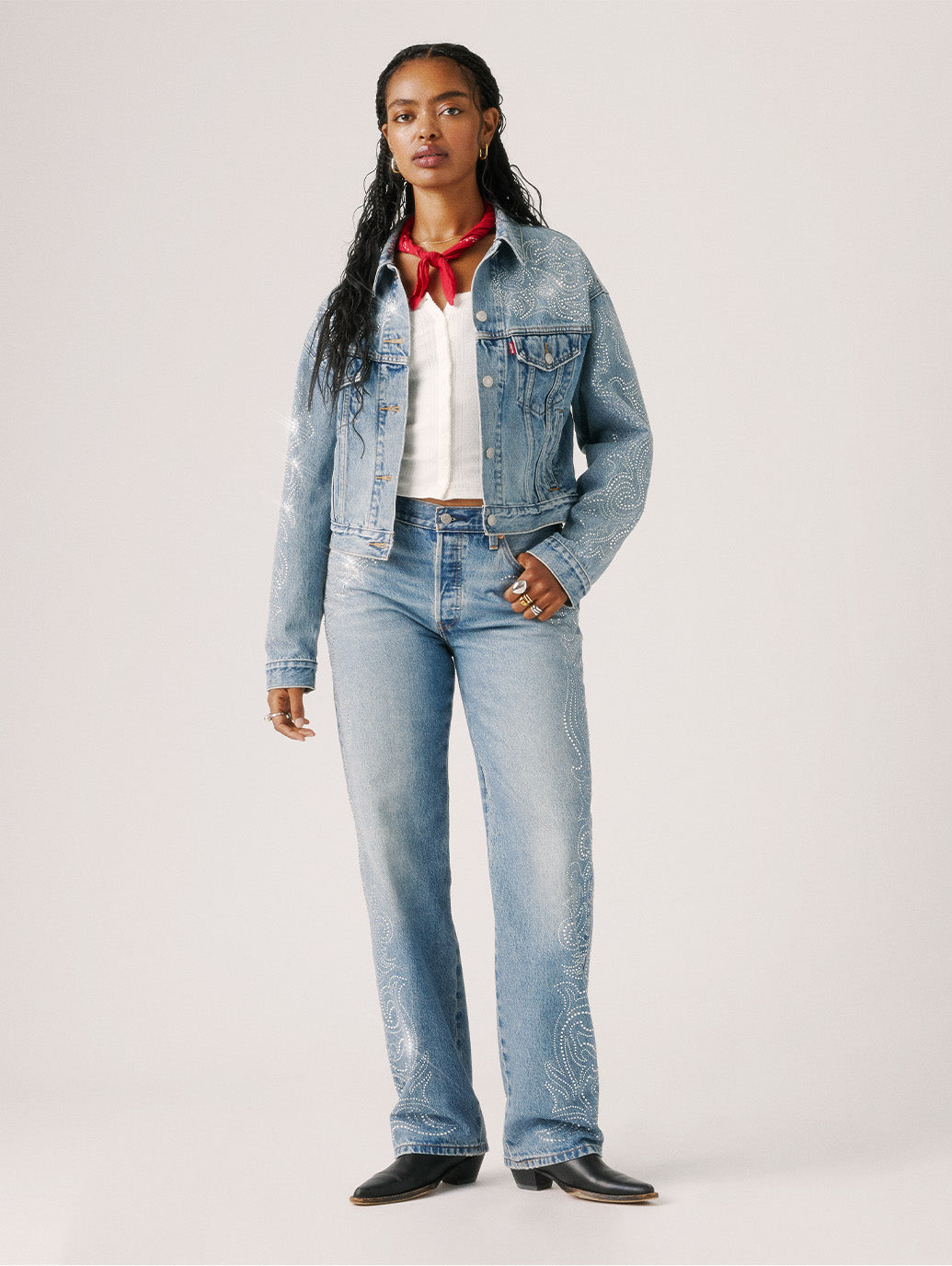 BEYONCE X LEVI'S® 501®'90S ジーンズ ミディアムインディゴ
