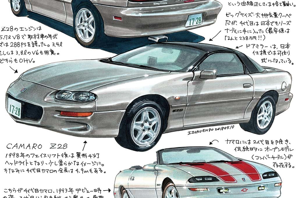 ボクらのヤングタイマー列伝：第25回『シボレー・カマロ』かの奥山清行