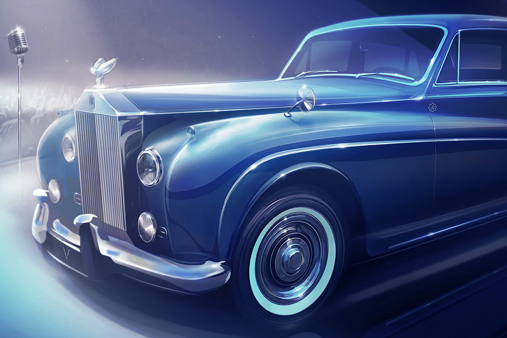 ロールス・ロイス「ファントム」100周年記念の美麗なアートワークを