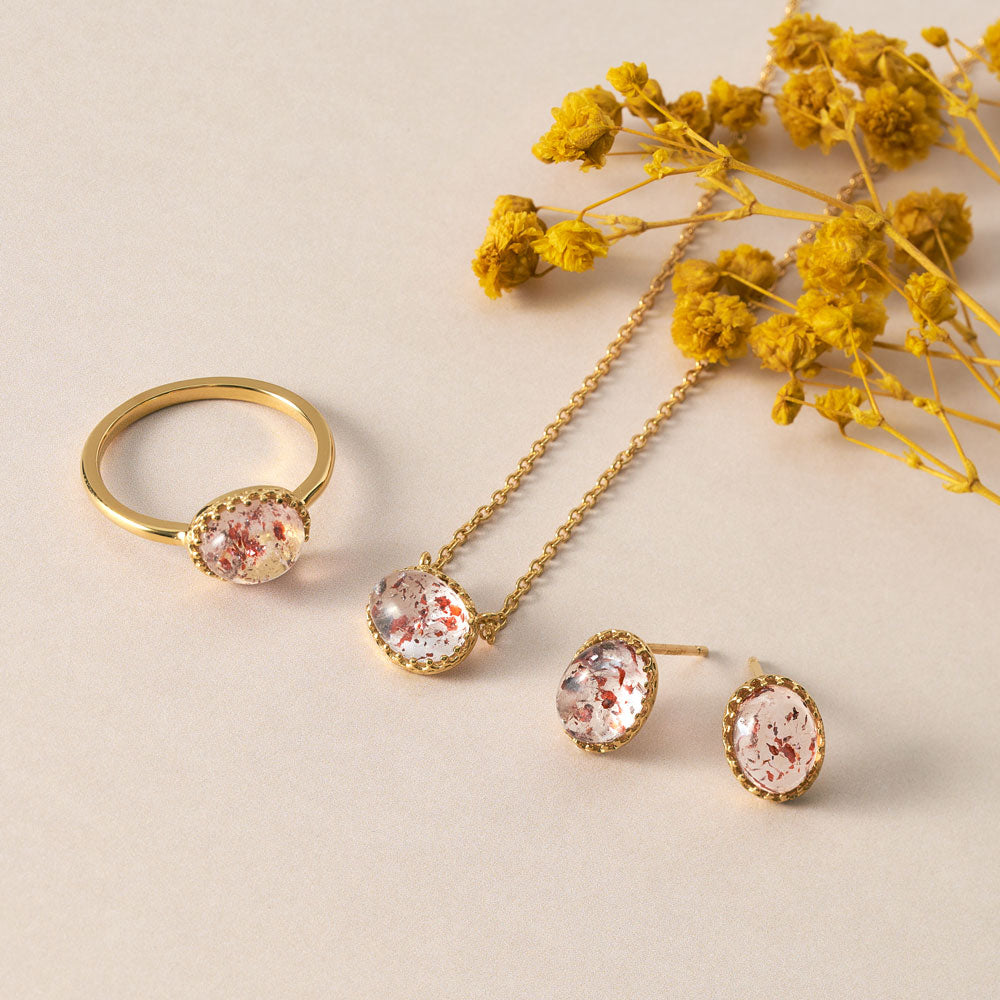 受注生産】SV925 ストロベリークォーツ リング ｜96-2409 – L&Co.