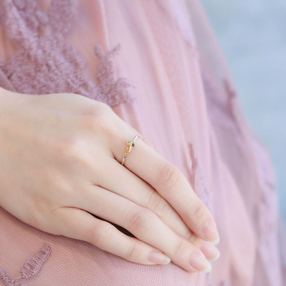 L&Co.(エルアンドコー)】リング｜K10 カラーストーンリング（36-2156