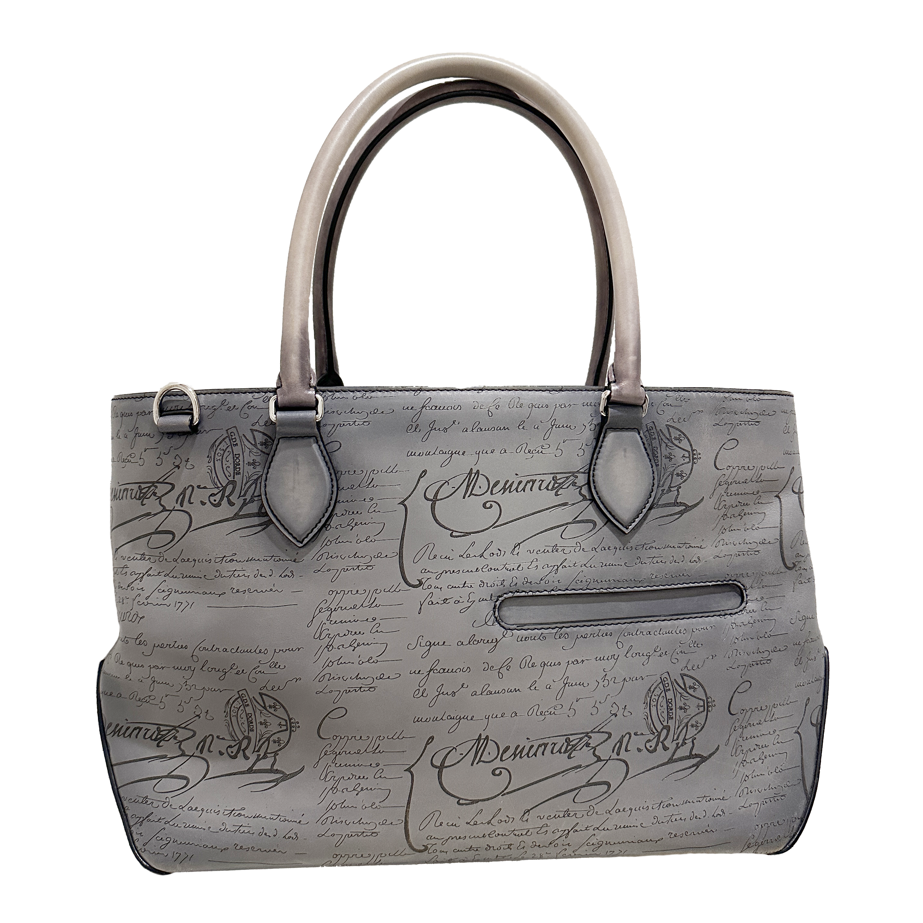 ベルルッティ トゥジュールミニネオ スクリットレザー トートバッグ