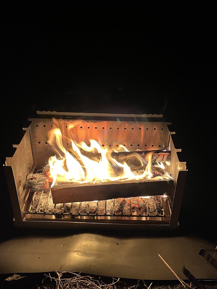 ファイアブーストコンロ 収納バッグ付き DCM 木炭コンロ