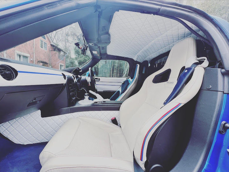 ロードスターのナカマエ製作・ヘッドライニング・NCロードスター