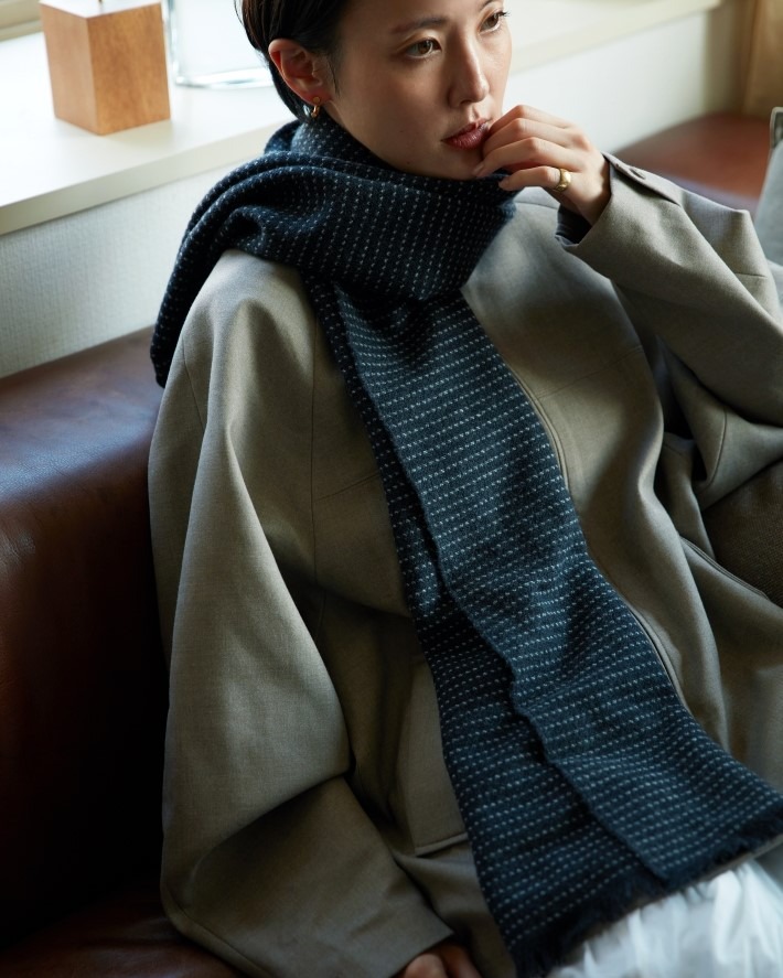 HILE merino wool stole 35x180cm+fringes – LAPUAN KANKURIT（ラプ