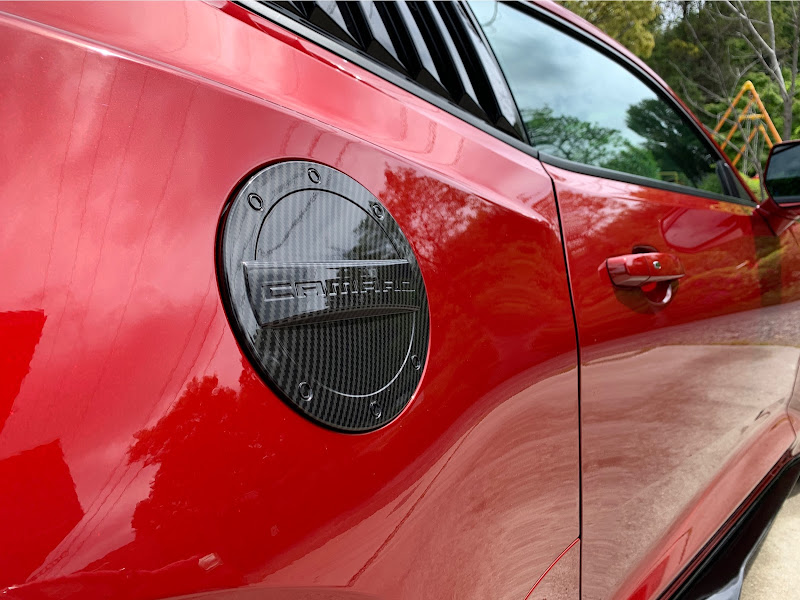 カマロのステイホーム・シボレーカマロ・DIY・フューエルカバー・アメ