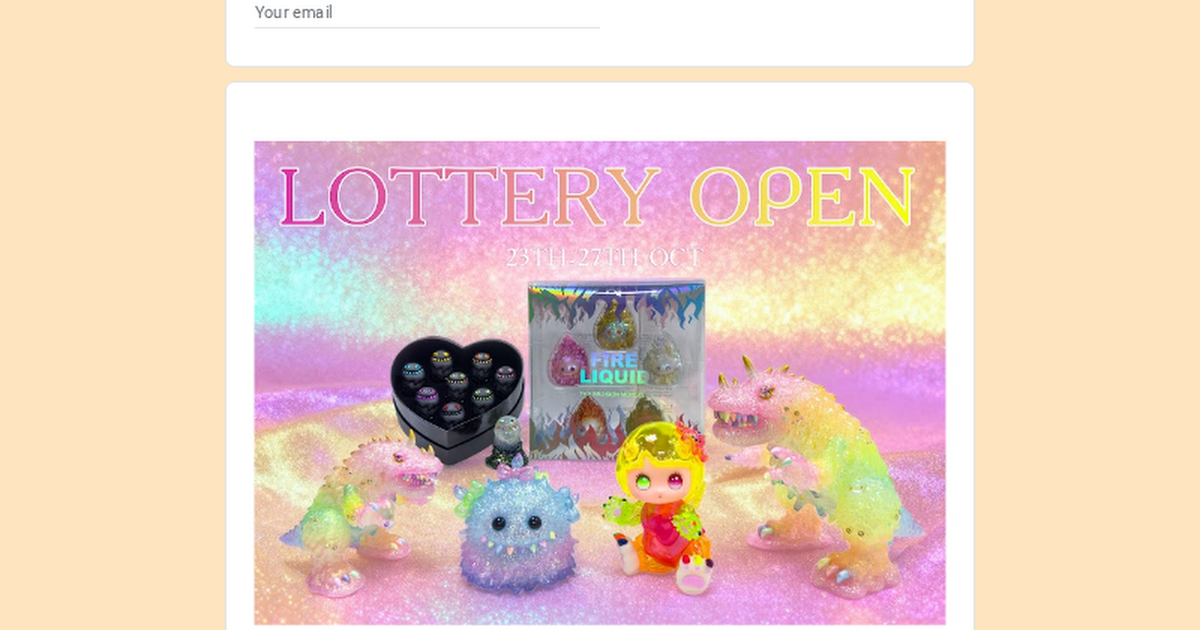 10月抽選販売】新作6作品のご紹介【応募10月27日締切】 | INSTINCTOY