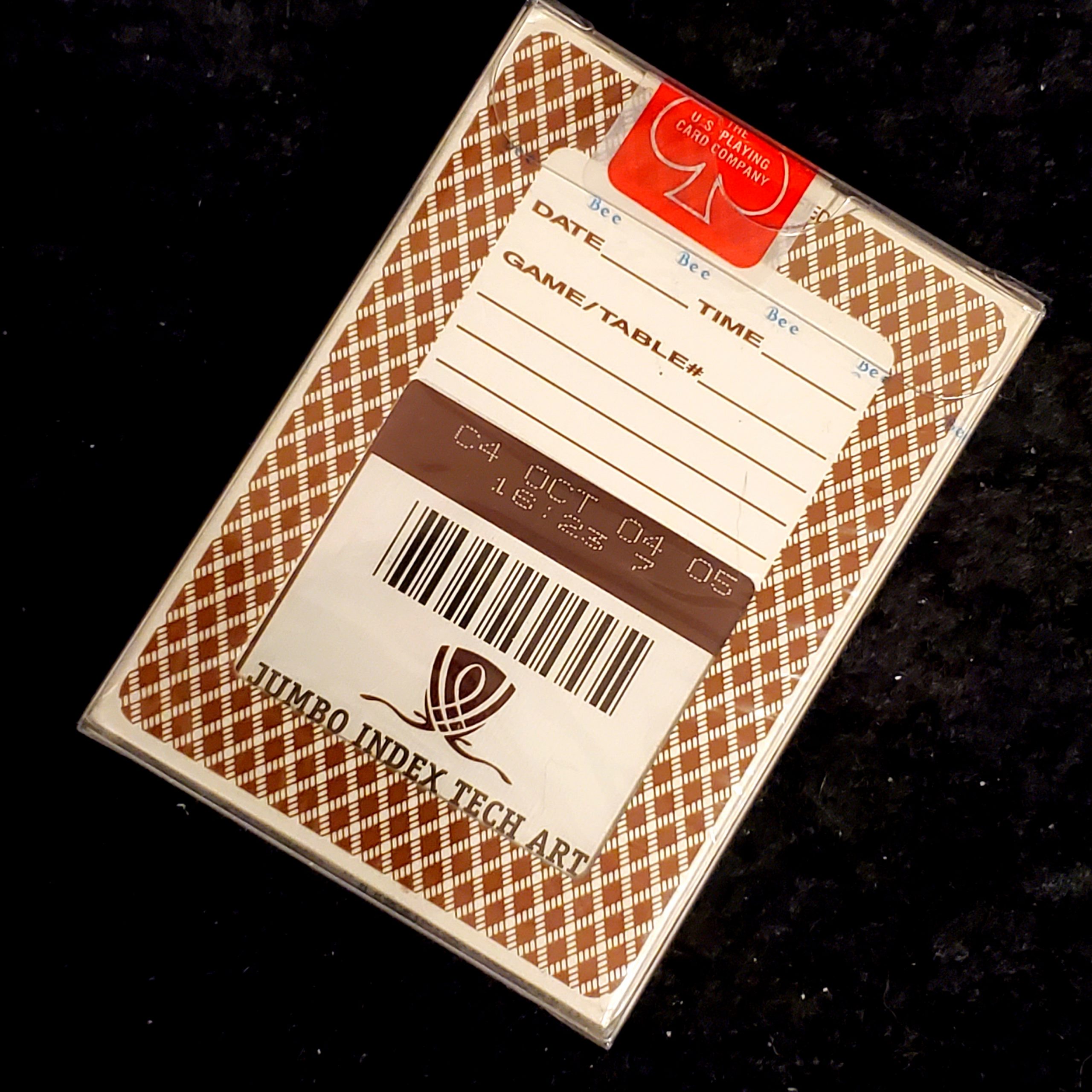 BROWN Bee WYNN Casino Playing Cards Deck ICON Jumbo Tech Art Ohio