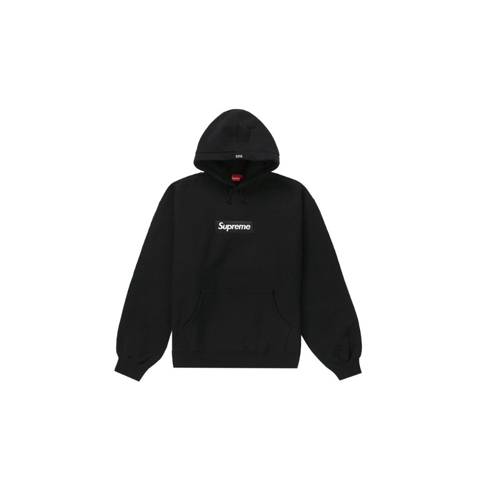 Hoodie Supreme Box Logo FW23 Zwart | Limited Resell