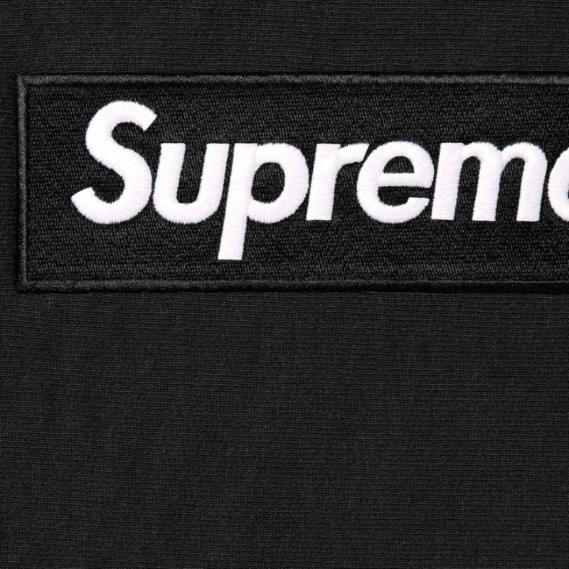 Hoodie Supreme Box Logo FW24 Black | Limited Resell