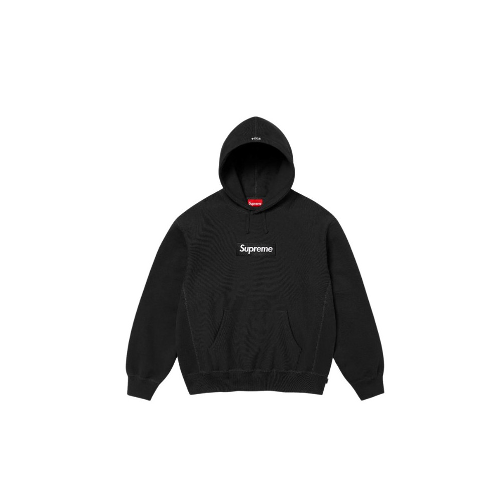 Hoodie Supreme Box Logo FW24 Black | Limited Resell
