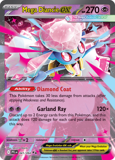Mega Diancie ex - Phantasmal Flames (PFL) #41 – Limitless
