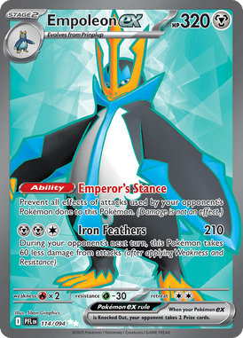Empoleon ex - Phantasmal Flames (PFL) #114 – Limitless