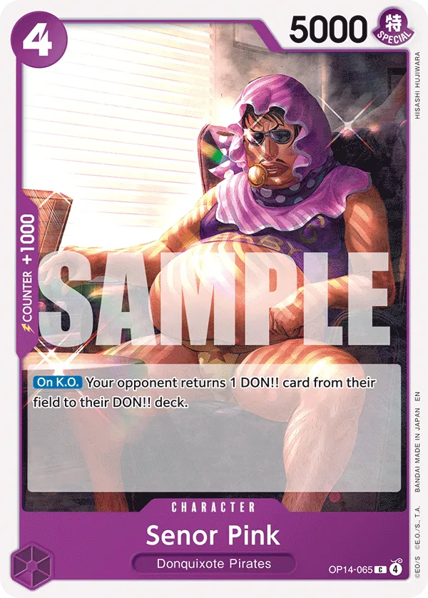 Senor Pink (OP14-065) • The Azure Sea's Seven – Limitless One Piece