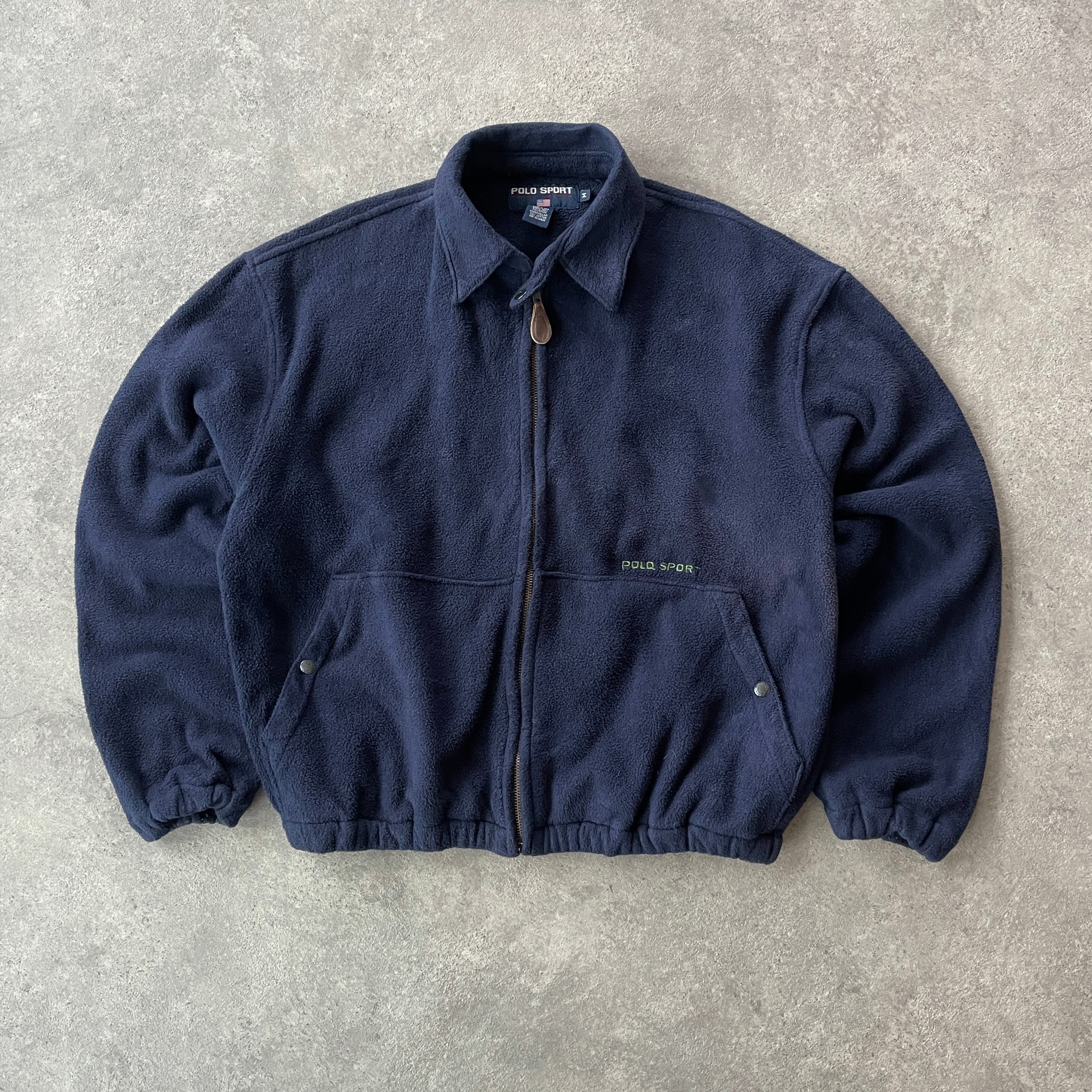 Polo Sport Ralph Lauren 1990s Polartec fleece harrington jacket (M