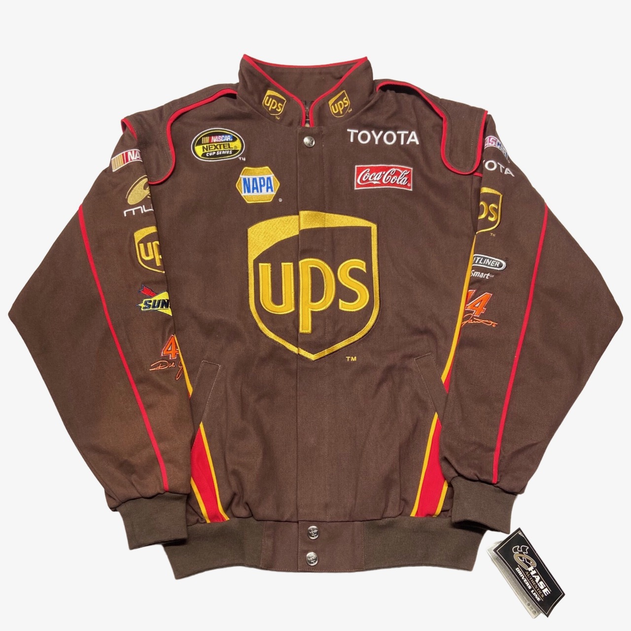 DEAD STOCK】CHASE AUTHENTICS NASCAR Racing Jacket “ups” (SIZE:M