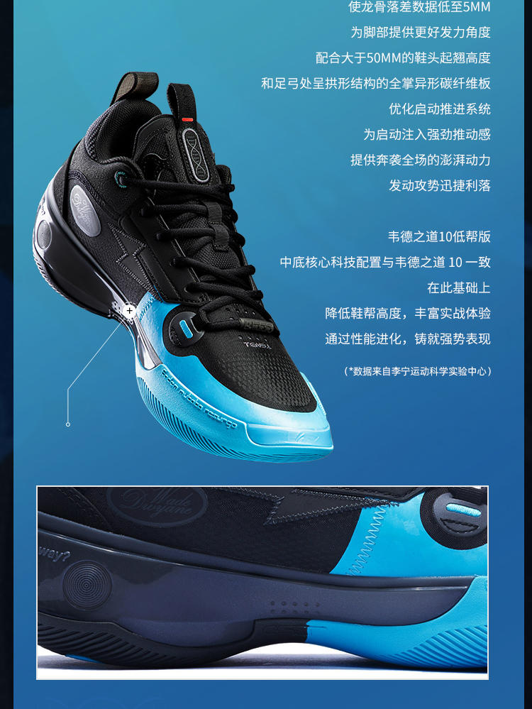 Li Ning Way of Wade 10 Low Element - Wind & Fire