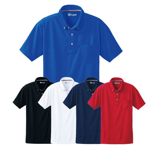 公式]ライオン屋ドットコム / 桑和50391 半袖ボタンダウンポロシャツ