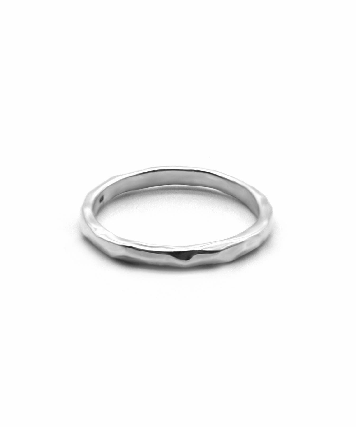 Petite Modern”槌目プチリング/シルバー925 | LION HEART STORE